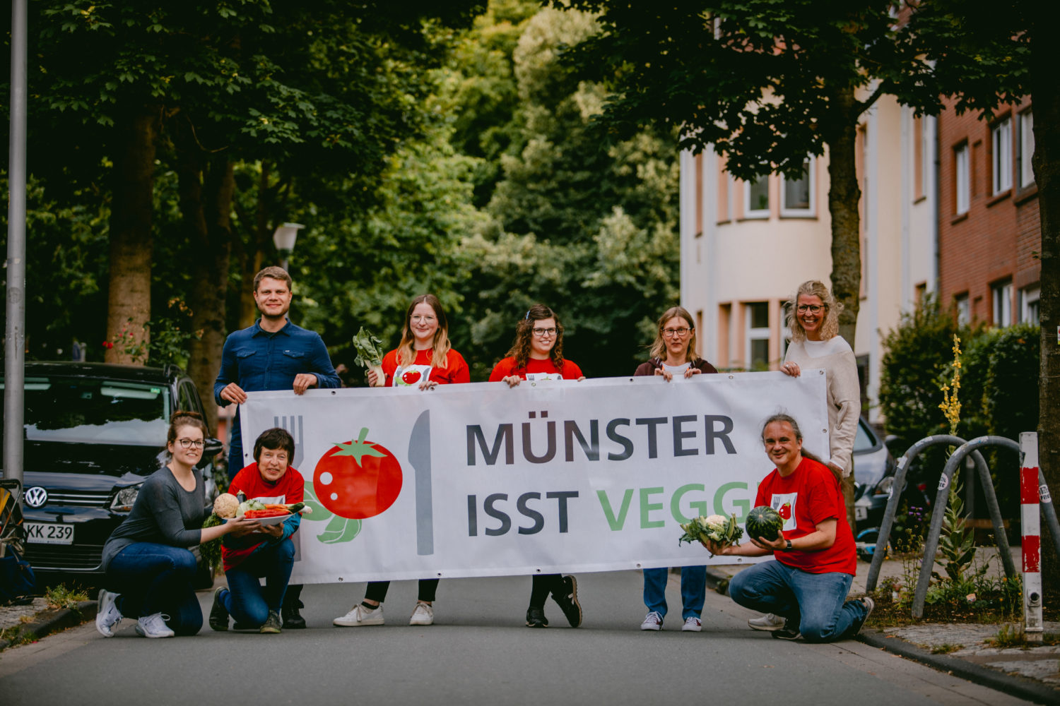 Münster ist veggie - Plakat zur Ankündigung. Foto: Stadt Münster / Kuiter.