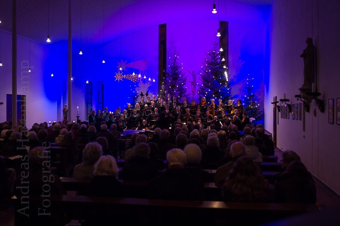 Weihnachtssingen 2016 des Chores conTAKT in Drensteinfurt und Angelmodde