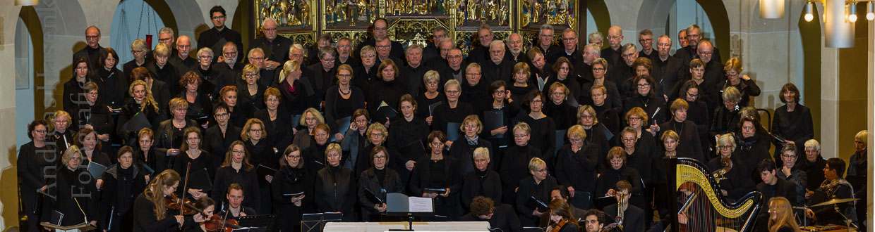 Johannes Brahms Ein deutsches Requiem in der Jakobikirche in Coesfeld, 2016. Foto: A. Hasenkamp, Fotograf in Münster. 