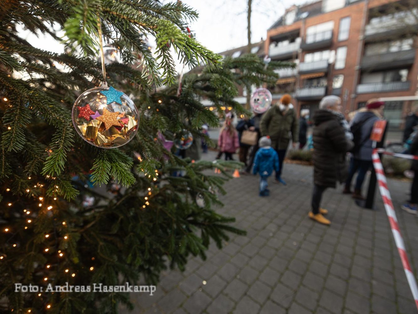 Impressionen von der Weihnachtsmarktallee in Münster-Hiltrup. Foto: anh.
