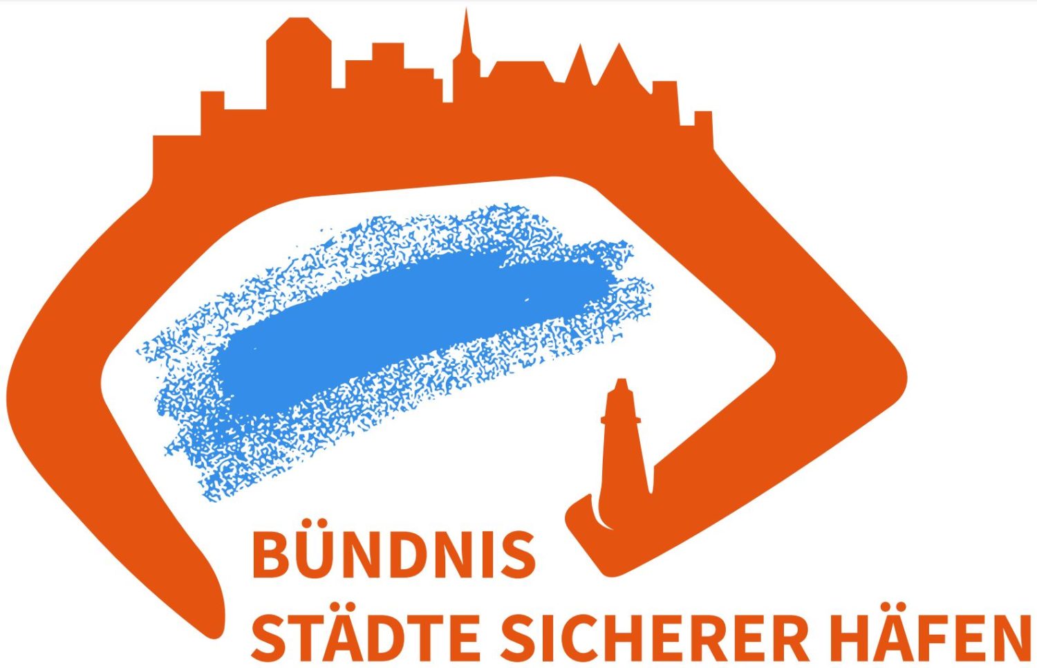 Logo: Bündnis „Städte Sicherer Häfen“.
